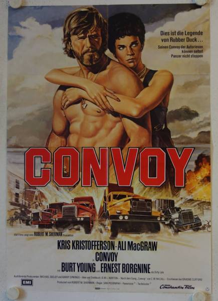 Convoy original release german movie poster